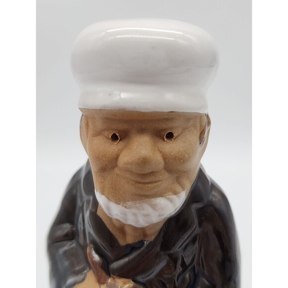 Sea Captain Peg Leg Glazed Pottery Ceramic Figurine Canadian Folk Art - Picture 11 of 12